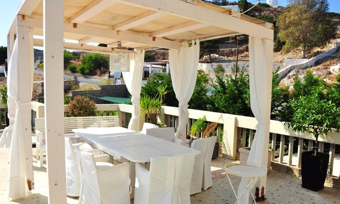 Psathi Apartamento | Homerez - Apartamento a 700 m de la playa para 6 pers. con terraza en Psathi