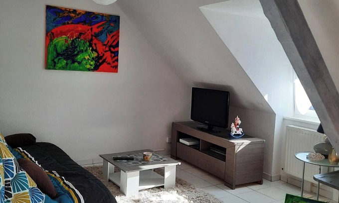 Ingersheim Apartamento | Homerez - Apmt en Ingersheim, vista jardín