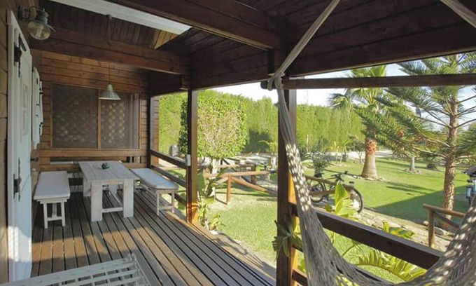 Tarifa Casa | Homerez - Bungalow acogedor en Tarifa con vistas a la montaña y jardín
