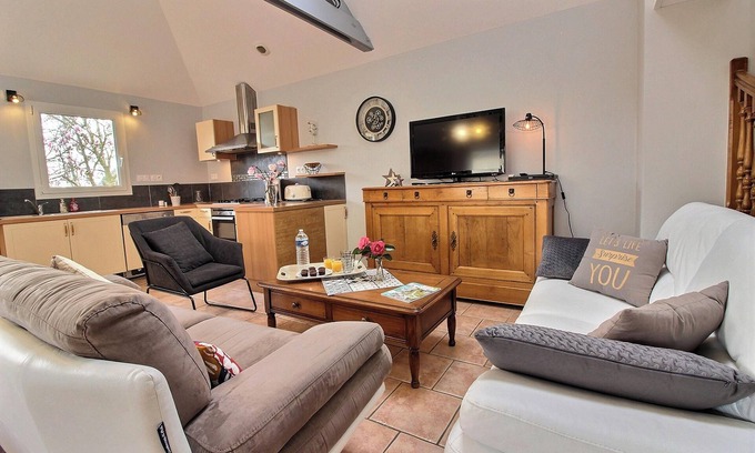 Plourhan Casa | Homerez - Casa encantadora en Plourhan con jardín y terraza