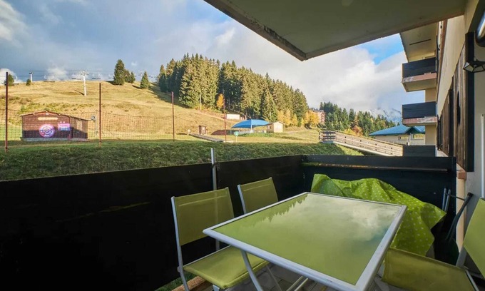 Allevard Apartamento | Homerez - Encantador Estudio de Montaña en Allevard - 30 m² con Balcón