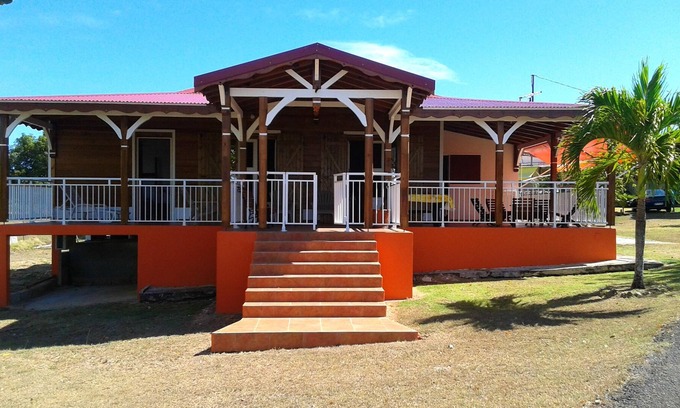 Massioux Casa | Homerez - Casa a 7 km de la playa para 6 pers. con jardín en Anse-Bertrand