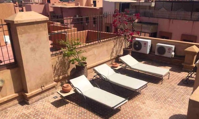 El Hara Apartamento | Homerez - Apartamento para 6 pers. con piscina compartida y terraza en Marrakesh
