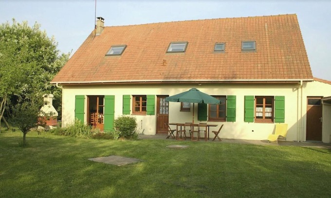 Saint-Josse Casa | Homerez - Casa espaciosa en Saint-Josse con jardín