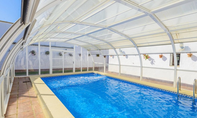 Rivero de Posadas Villa | Homerez - Villa para 20 pers. con piscina y terraza en Rivero de Posadas