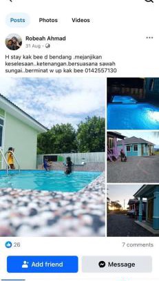 Padang Perahu Apartamento | Homestay kak bee d' bendang