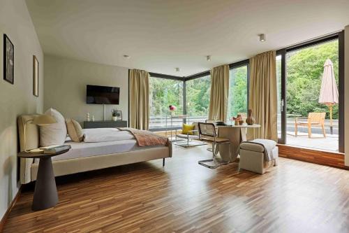 Steinbachtal Apartamento | homie stay Architektenapartments im Grünen mit Blick auf die Würzburger Innenstadt