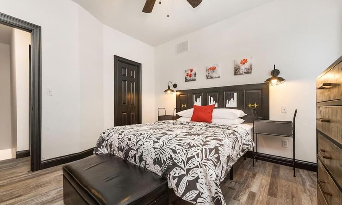 Lawrenceville Casa | HostWise Stays - Prime Location in Lawrenceville, Exposed Brick 2BR Home