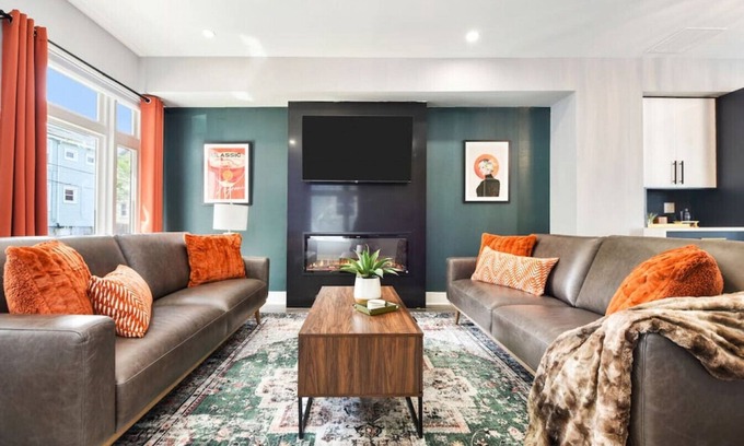 Lawrenceville Casa | ★ HostWise Stays ★ Rooftop Deck Sunsets, Fire Pit Nights, Walk to Fun