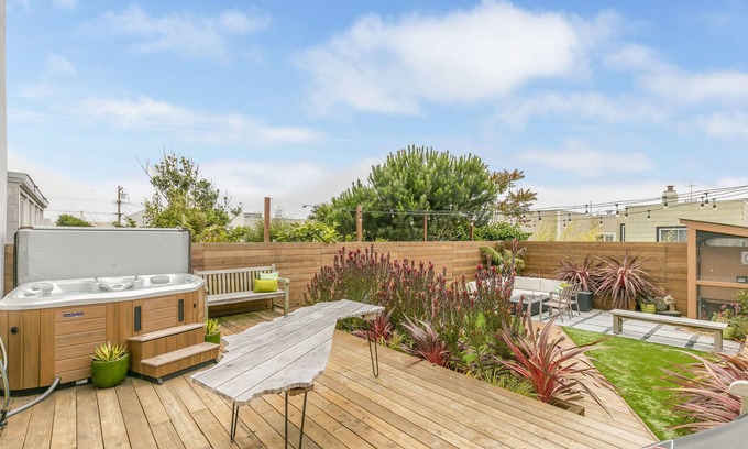 Outer Sunset Casa | ♥ Grande SF Gem 5 BR 4 Ba Terrenos exteriores + Convenciones ♥