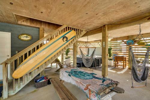 Nags Head Casa | Hot Tub, Pirate Fort and Fire Pit Outer Banks Home!