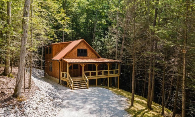 Campton Apartamento | Hot Tub, WiFi, Adventure - New Family Cabin - Angel's View - Red River Gorge, Kentucky!