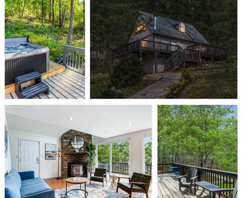 Ridgeway Casa | Hot Tub, Wraparound Deck, & WiFi at Chalet Cabin