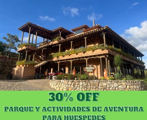 Arcabuco Cabina | Hotel, Bungalows, Chalet y Cabañas Aventura Park Villa De Leyva La Periquera
