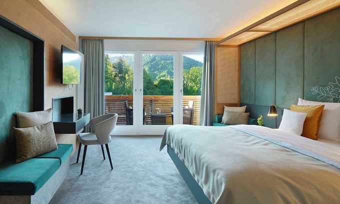 Tegernsee Casa | Habitación doble de lujo con vista a la montaña - DAS TEGERNSEE
