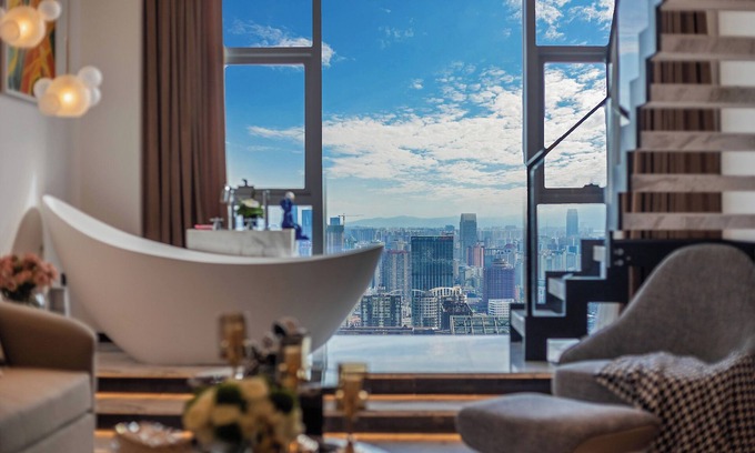 Kunming City Centre Apartamento | Hotel high sky view hotel