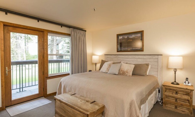 Whitefish Condominio | Habitación de estilo hotel de lujo