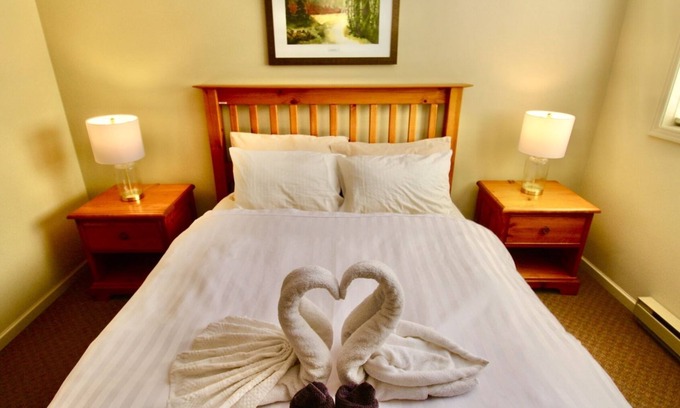 East Kootenay Condominio | Hotel-Style Studio Suite | Hot Tub | Sauna | BBQ