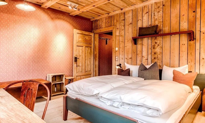 Schmilka Cama Y Desayuno | Hotel zur Mühle: Double room (half board) - Bio- & Nationalparkrefugium Schmilka