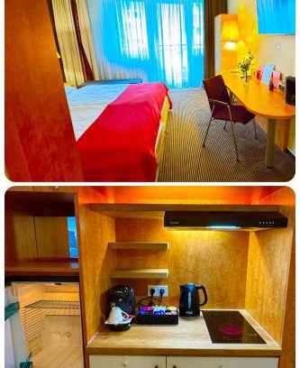 Bockenheim Apartamento | Hotelzimmer mit einer Kitchenette - nähe Frankfurt-Messe - fair