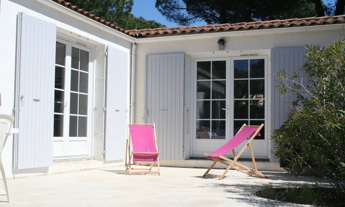 Domino Casa | Casa familiar 10 pers a 2 pasos de la playa de Chaucre y cabañas