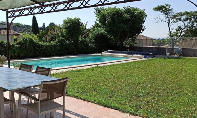 Cabrieres-dʼAigues Casa | Casa de 140 m² al sur de Luberon, piscina - Casa en Provenza, Luberon, piscina