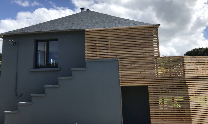 Plestin-les-Greves Casa | House 150 m from the beach with private cinema, sauna and hammam