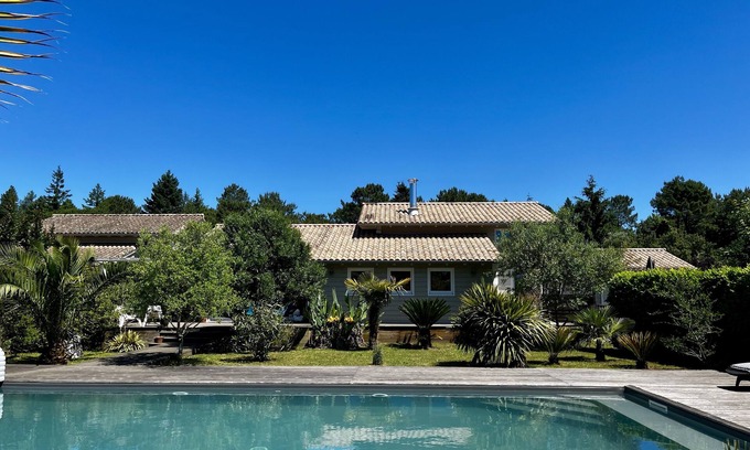 Saubion Casa | Aire acondicionado Casa 150m², 4 Ch, piscina climatizada 11x5m, 15 mn del océano