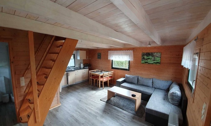 Zwenzow Casa | Casa 2 y 3 - ¡NUEVO! Casas de vacaciones Auszeit - en el gran Labussee