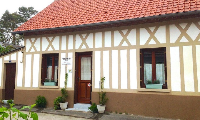 Le Bourg-Dun Casa | House 3 Km from the beach! Enclosed garden for your pet. Decorated 70