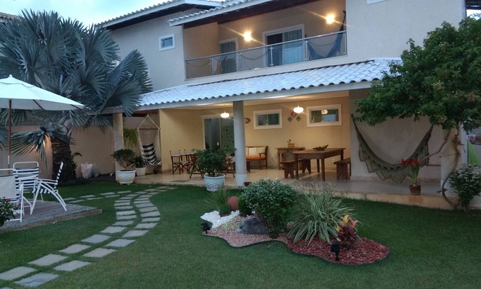 Barra do Jacuipe Casa | CASA 4 SUITES CONFORTABLES EN GRAN CONDOMINIO CON MUY VERDE, PLAYA Y RÍO.