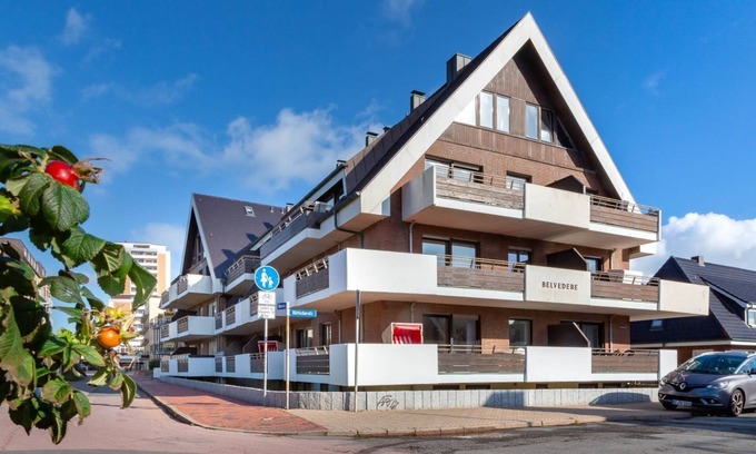 Sylt Apartamento | House Belvedere App. 32 - Haus Belvedere - Directly behind the dune crest, only 50m