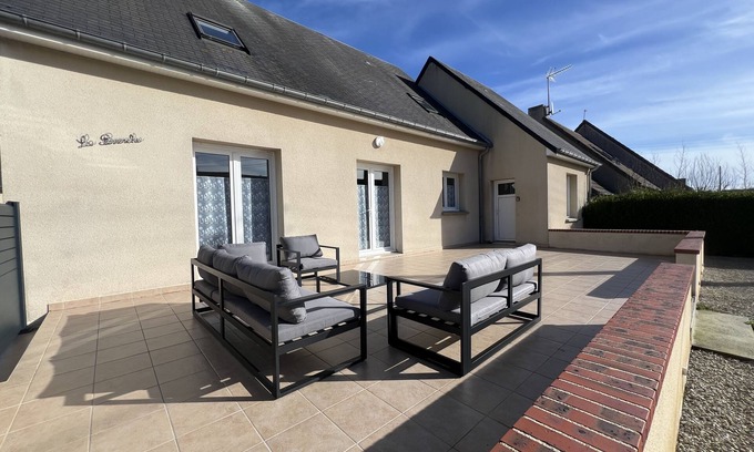 Saint-Germain-sur-Ay Casa | Recientemente renovado casa junto al mar 50m