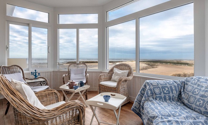 Loire-Atlantique Chalet De Esquí | Casa para 12 - Vista al mar - Playa en La Bernerie