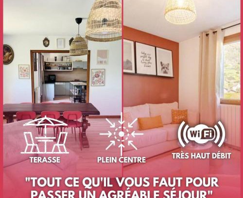 La Celle-sous-Gouzon Casa | House for 11 people, 2 intimate and friendly apartments