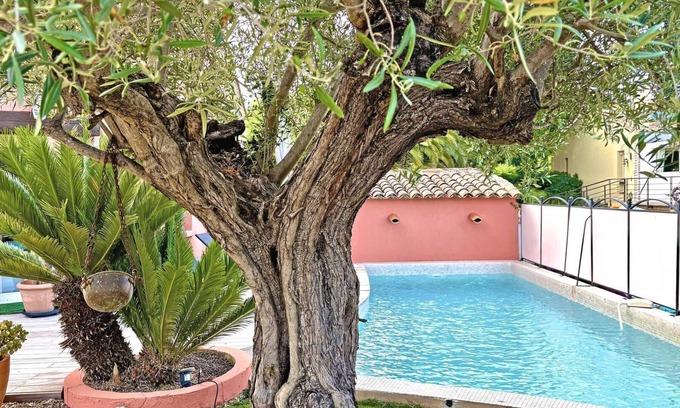 Plage de la Garonnette Casa | Casa T3 - 4/5 personas - Piscina privada - Aire acondicionado - WiFi - Playa - Sainte Maxime