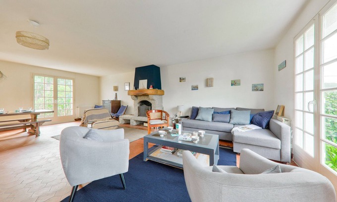 Saint-Gildas-de-Rhuys Chalet De Esquí | Casa para 8 con jardín a 300 m del mar