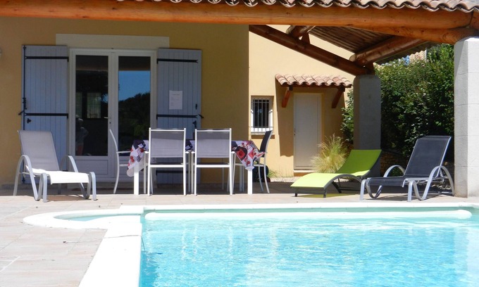 Puymeras Casa | Casa en Puyméras Face Au Ventoux con piscina
