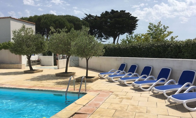 La Flotte Casa | Casa en residencia con piscina Ile de Re