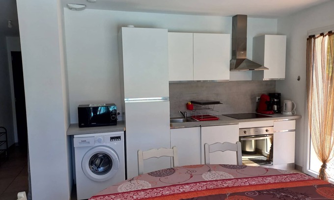 Audenge Casa | House of 2021, 50 M from the city center, air-conditioned, heated swimming pool