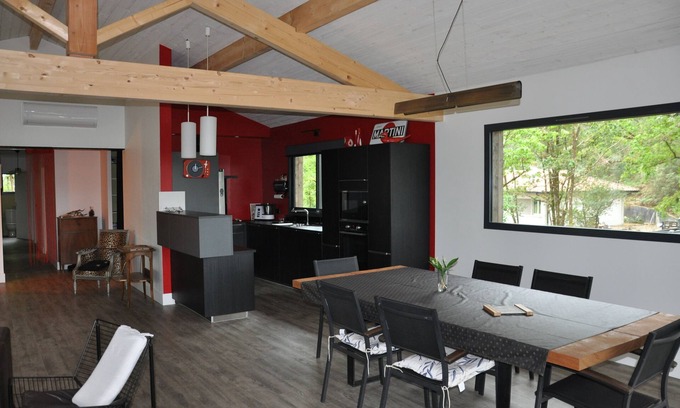 Saint-Girons Plage Casa | House on stilts, in the forest 4 km from the beach