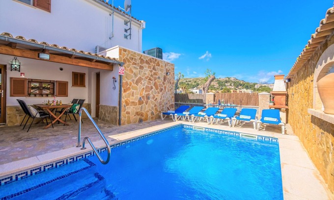Puerto de Pollensa Chalet De Esquí | Casa en Puerto Pollensa Villa Pintor piscina playa