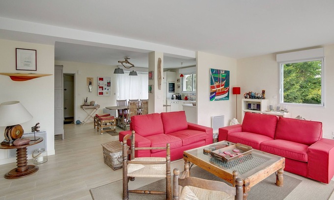 Saint-Cast-le-Guildo Casa | Casa vista al mar cerca de la playa