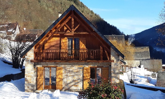 Vielle-Louron Chalet De Esquí | Casa con orientación sur en el valle de Louron cerca de Loudenvielle clasificado 3 *** Wifi