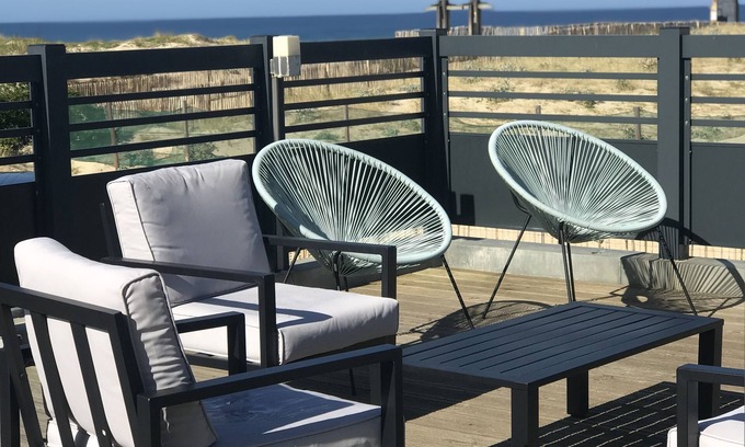 Mimizan Casa | Casa muy bien equipada con vista al mar ya 50m de la playa!