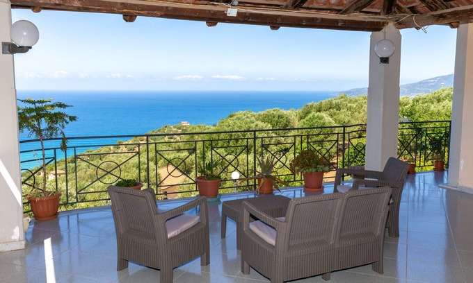Ascea Villa | Villa adosada panorámica con vistas al mar, Ascea, Cilento, Salerno