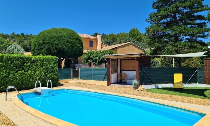 Mormoiron Villa | ÚLTIMO MINUTO -30% PROVENCE VENTOUX Villa 7 personas. Piscina privada y jardín