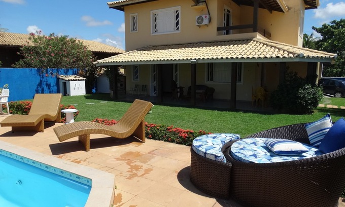 Pouso Alegre Buraquinho Casa | Casa Villas del Atlántico en la playa, 5/4 y 2 suites!