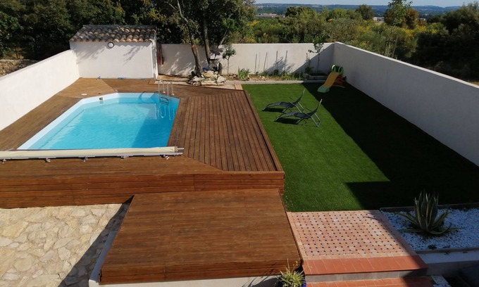 Santa Cruz Casa | Casa villas con piscina en Nîmes