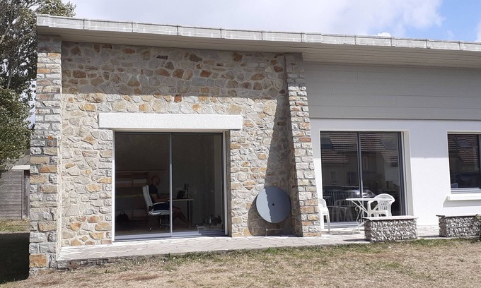 Saint-Jean-de-la-Riviere Casa | Casa con jardín 100 m Plage Barneville Carteret duerme 6/8